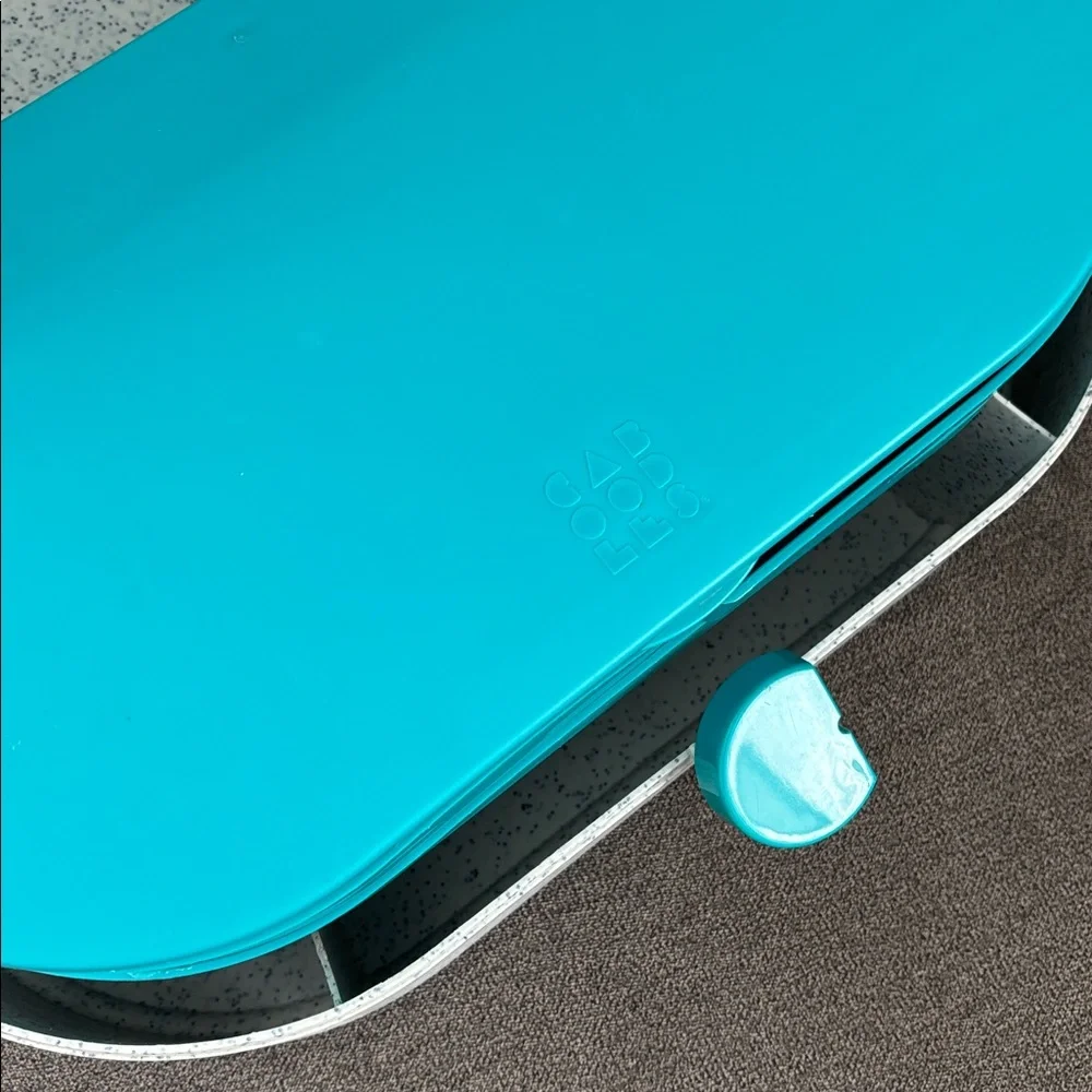 Vintage 90s large oval Caboodles makeup case
